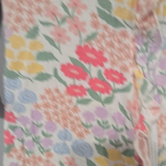 NOT FOR SALE HAS SOLD Little Me Pink and Red Floral Footies - Picture 5 of 5